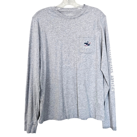 Youth Skiing Vineyard Vines long sleeve T-shirt size XL(16) - Picture 1 of 5